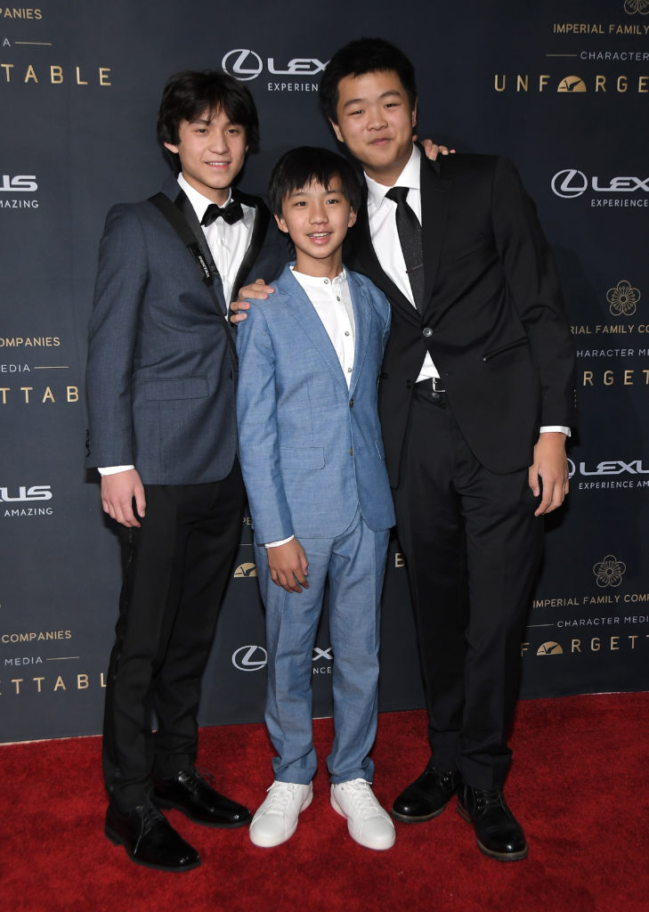 Forrest Wheeler Ian Chen And Hudson Yang 2019 Unforgettable Gala Character Images